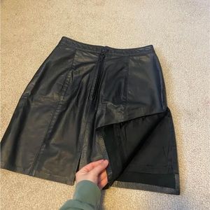 Leather Skirt